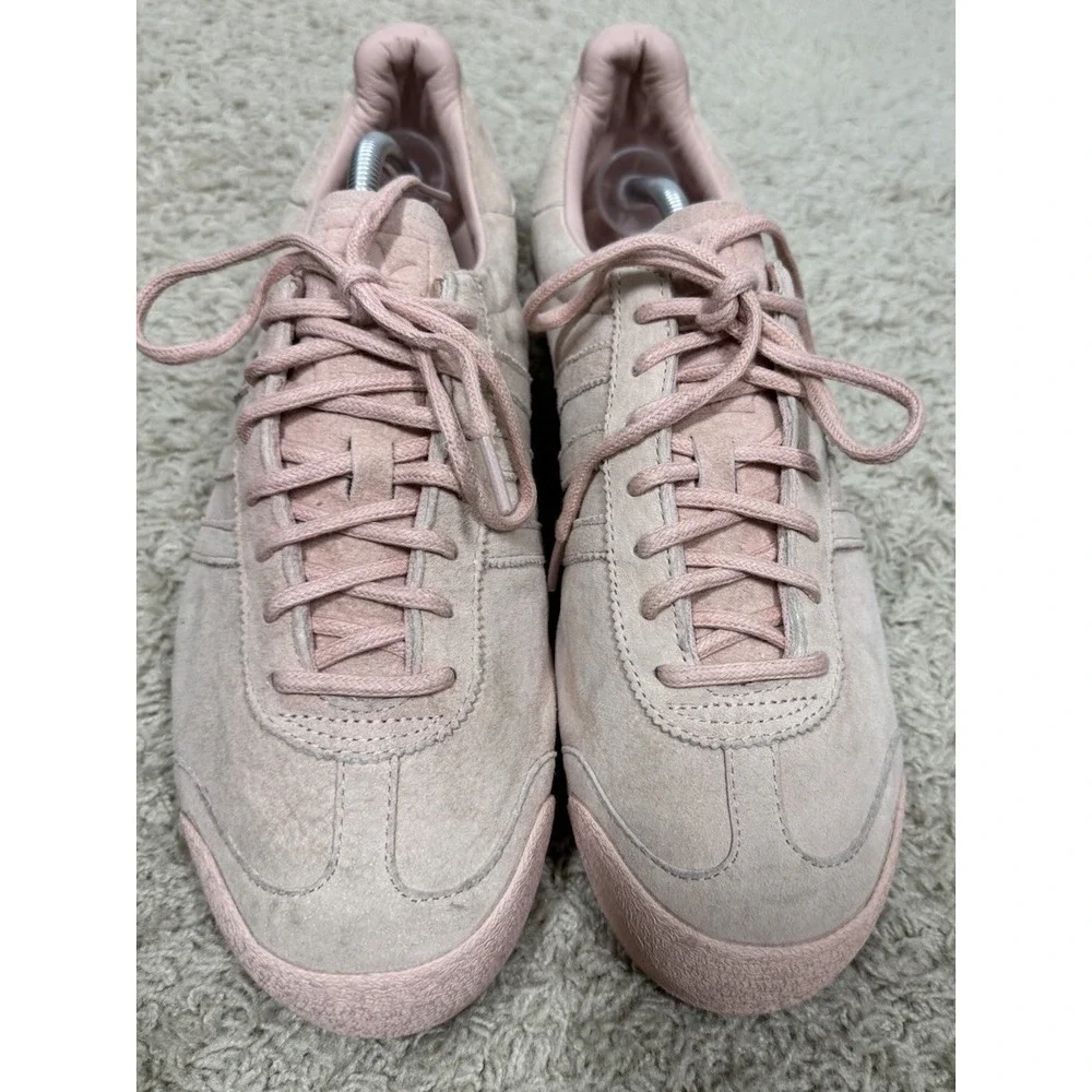 Adidas Samoa Pantone Pink PigSkin Edition‎ Mens 11.5M Sneakers Shoes B27734 Gym